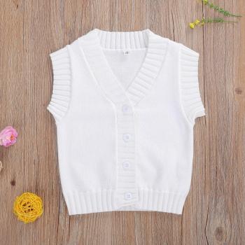Herbstliche Strickweste für Jungen und Mädchen