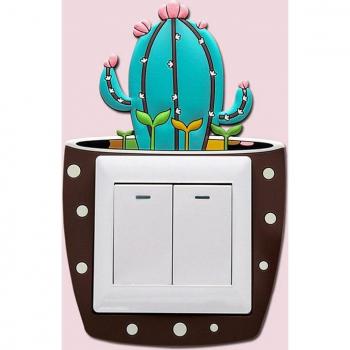 Pegatina Luminosa Cactus de Silicona