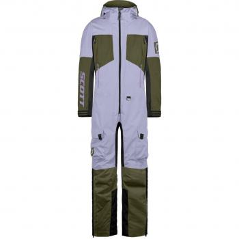 Scott Back-X Dryo 2024 Costume de neige une pièce femme Vert Pourpre 2XL