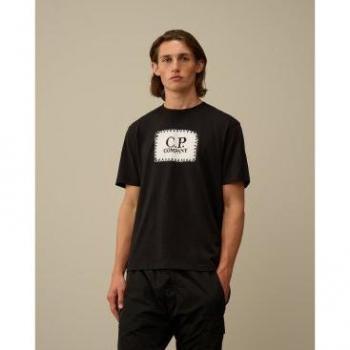C.P. Company T-Shirt – Schwarz, Regular Fit, Artikel 17CMTS029A005100W