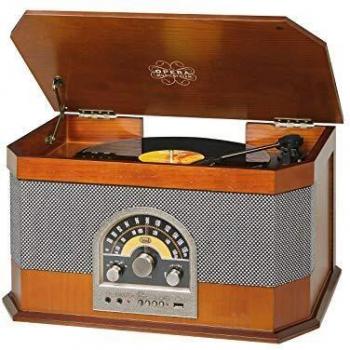 Platine vinyle Bois Marron