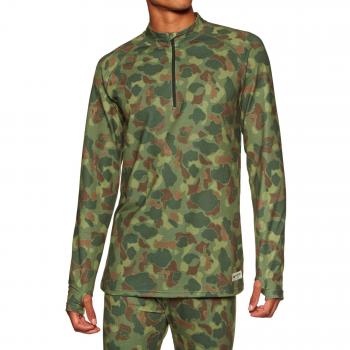 Burton Herren-Expedition Skiunterwäsche 1/4 Zip Tech Shirt LS