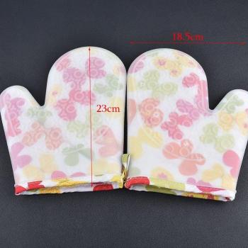 2PCS Silicone Oven Gloves with Print