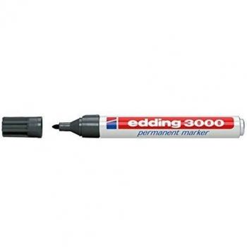Edding Permanentmarker edding 3000 grau