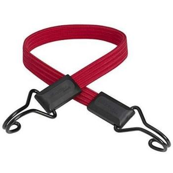 Master Lock Flat Bungee 60cm Red Double Hook MLK3224E