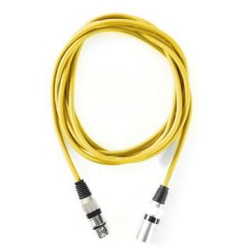 Audio-Kabel XLR 3 m gelb