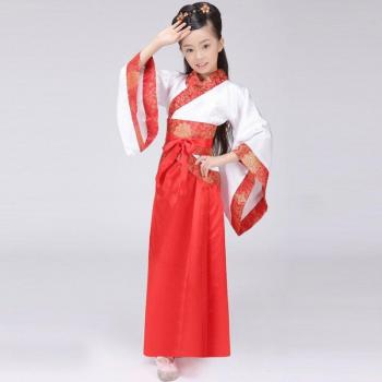 Ropa Hanfu para niño, disfraz tradicional chino con cinturón
