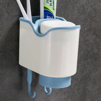 Toothbrush Storage Organizer with Magnetic Holder