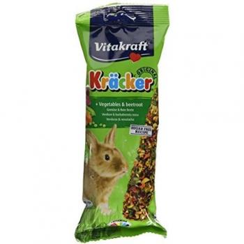 Vitakraft Kracker de Remolacha para Conejos, Paquete de 5