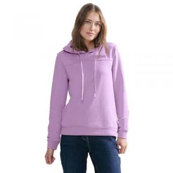 Cecil Damen Sportlicher Hoodie Sweatshirt in Lila XL
