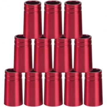 Lote de 12 Virolas de Aluminio 370 mm, 22 mm – Accesorios para Planchas de Golf