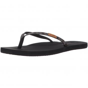 Reef Slim Ginger Beads, Chanclas para Mujer, Negro
