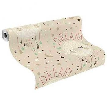 Rasch Tapeten Kindertapete Beige 10,05 m x 0,53 m Bambino XVIII 248777