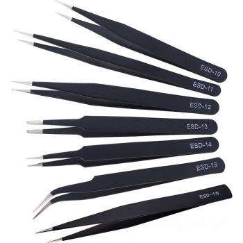 Pinza Recta ESD Industrial 3p Pcs