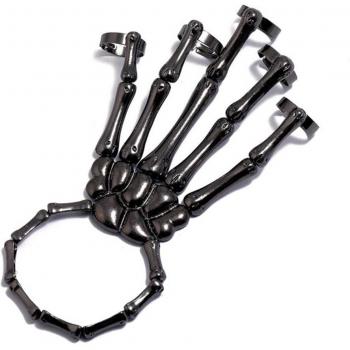 Bracelet Hip Hop squelette crâne