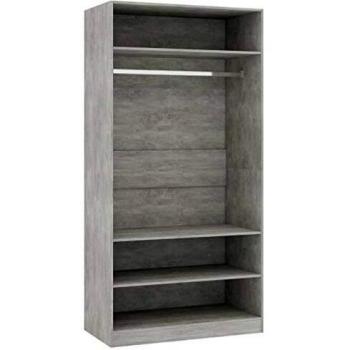 Armoire gris ciment 100 x 50 x 200 cm VIDAXL