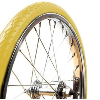 Mini-Pneu Vélo Tannus Brompton 32-349 Jaune 16x1.25