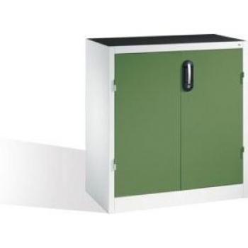 Caisse d'armoire CP charges lourdes 1 tablette vert réséda gris clair