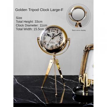 Decoración de Salón con Reloj Retro Silencioso