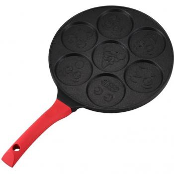 Pot à petit-déjeuner en aluminium souriant