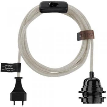 Cordon d'Alimentation Tissé Hoopzi