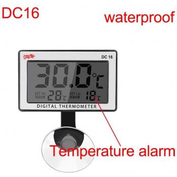 Termómetro de Acuario LCD Resistente al Agua con Medición Precisa