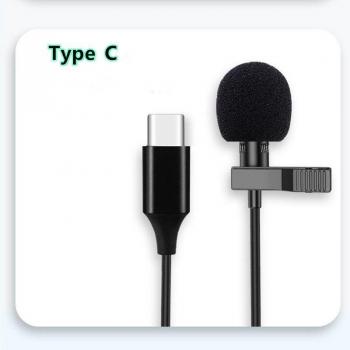 Micrófono Rayo Nohon Mini con Clip, Compatible iPhone, Samsung,