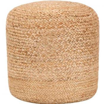 Pouf en osier Hyacinthe 1 place SIGRIS