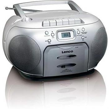 LENCO Radio/CD/Kassetten-Player SCD-420 SILVER
