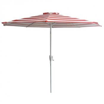 Aluminium & Toile Bandol 2,70 m Rayures Orange