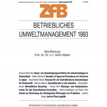 Betriebliches Umweltmanagement 1993