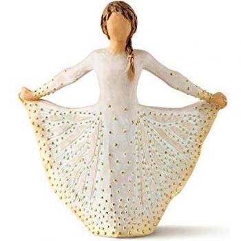 Figurina Farfalla in Resina Bianca