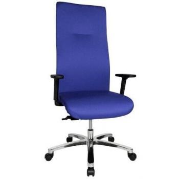 Topstar XXL Bürostuhl Big Star 30, BT390T W56, blau, Aluminiumrahmen