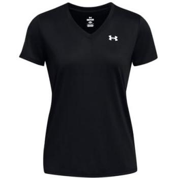 Maillot à col en V sous la marque Under Armour, modèle Solid, couleur noire, taille M