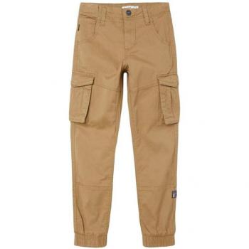 Pantalon Raccourci à Chevilles Marron