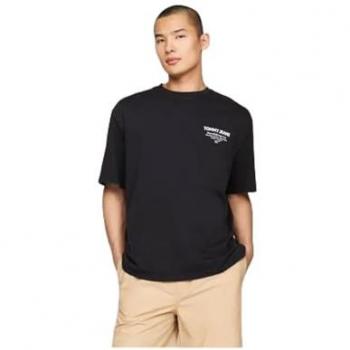 Tommy Herren T-Shirt mit Grafik-Label