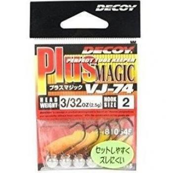 VJ‑74 Magic Hook Jig Head Plus – Decoy, Size 2, 3/32 oz