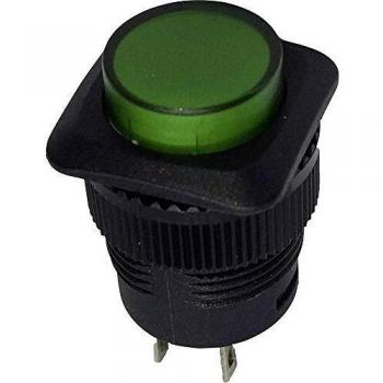 TRU Components TC-R13-508A-05GN Drucktaster 250 V/AC 1.5 A 1 x Aus/