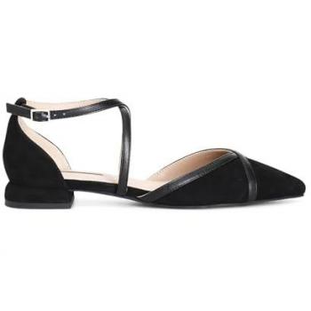 Eleganza in Camoscio Ballerine Nero