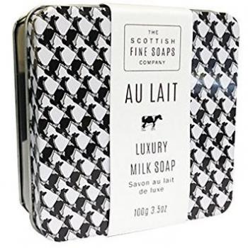 Scottish Fine Soaps Au Lait Luxusseife mit Blechetui 100 g