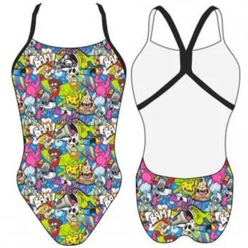Bañador Turbo Femenino Energy Loki Rosa L