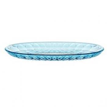 Vassoio Ovale Piccolo Vanity Guzzini Azzurro Bio‑San e Smma