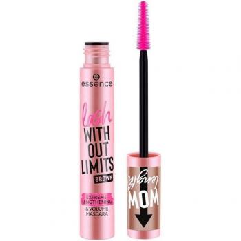 Essence Mascara »lash OHNE GRENZEN BRAUN EXTREME LÄNGE & VOLUMEN MASCARA«, (3-teiliges Set), mit Volumeneffekt