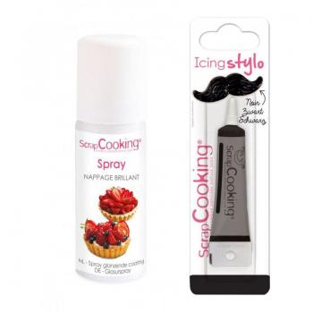 Stylo de Glaçage Noir Scrapcooking