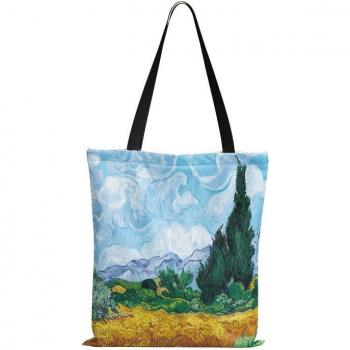 Bolso de compras artístico Van Gogh para mujer