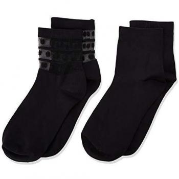 Dim Calcetines Tobilleros Skin Fancy, Efecto Segunda Piel, Mujer