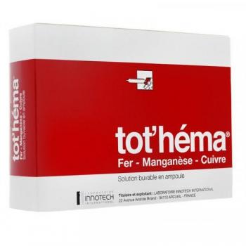 Tot'Hema Solution buvable en ampoule B/20 + 40