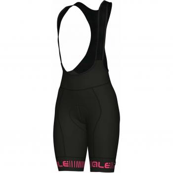 Alé Graphics PRR Strada Bib Shorts – Black & Pink, Women's M