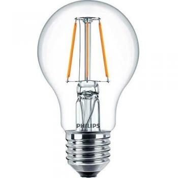 Philips LEDbulb Filament 4,3 Watt E27 827 warmweiß A60 klar Lampe Birne Leuchte