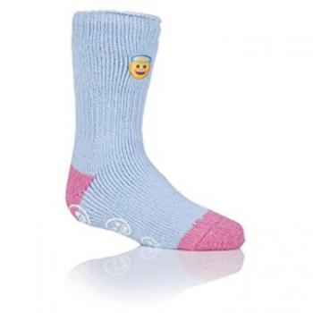 Kids Emoji Angel Face Thermal Slipper Socks